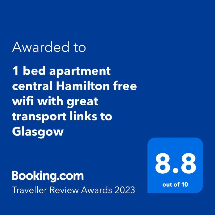 1 Bed Apartment Central Hamilton Free Wifi With Great Transport Links To Glasgow Экстерьер фото